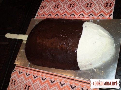 Торт «Пломбір в шоколаді»