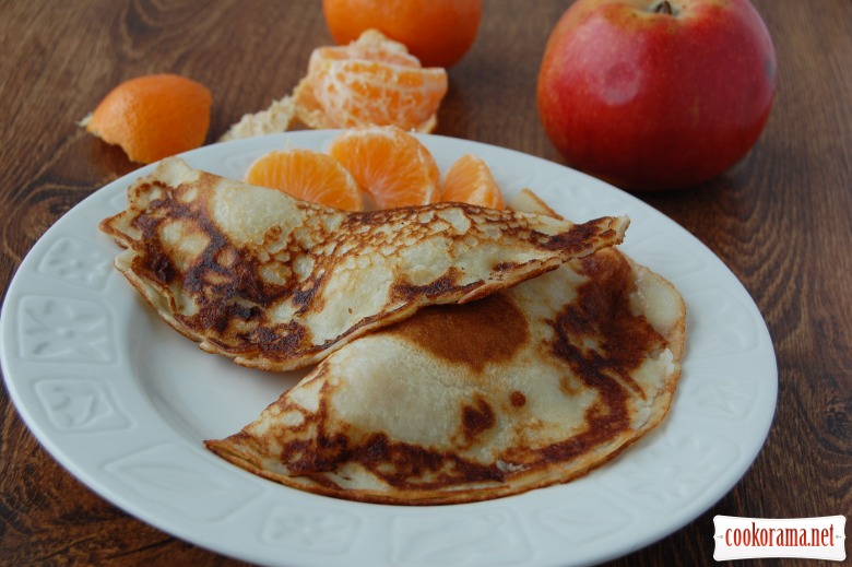 Pancakes- pies with apple filling