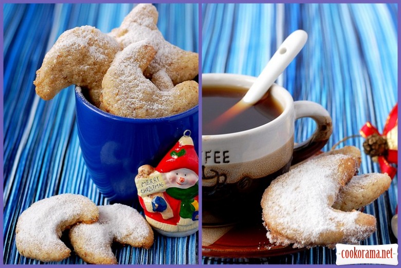 Vanillekipferl - різдвяне ванільно-горіхове печиво