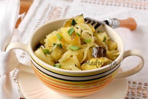 Potato salad "In Kulchytskyy"