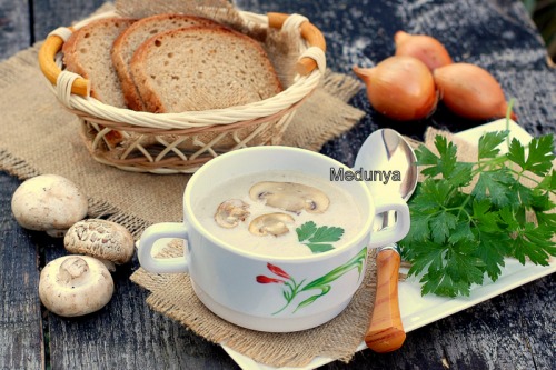 Французский грибной крем-суп