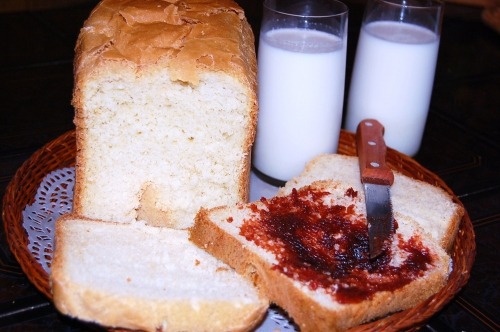 Первый хлеб из призовой хлебопечки