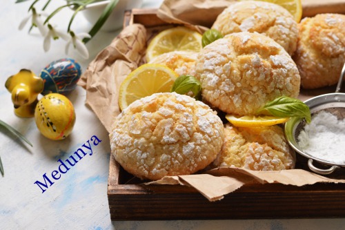 Лимонне печиво з тріщинками