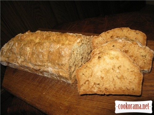 Хлеб на кефире, без дрожжей