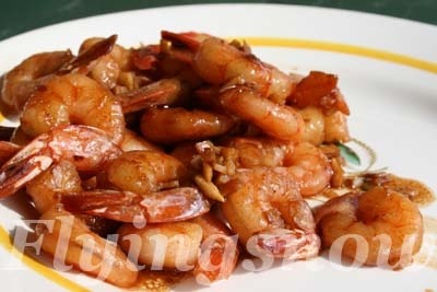 Fried shrimps