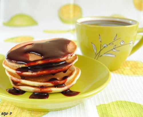 Mini-pancakes for breakfast