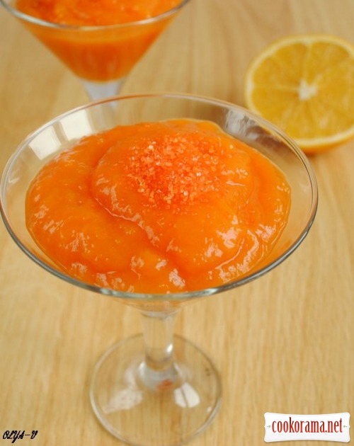 Тыквенно-апельсиновый кисель