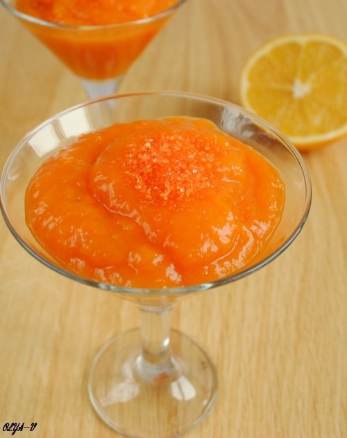 Гарбузово-апельсиновий кисіль