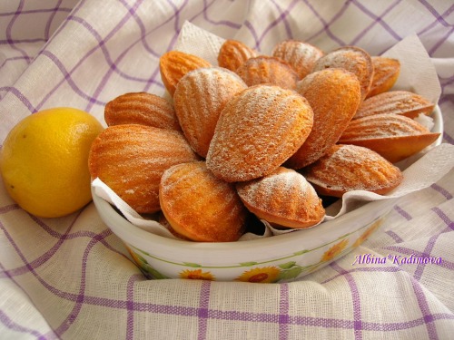 Как приготовить Лимонное печенье Мадлен рецепт пошагово