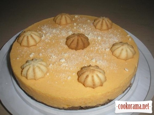 Pumpkin cheesecake without baking