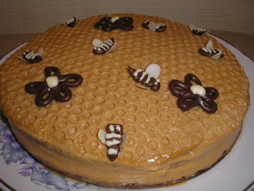 Cake "Honeycomb"