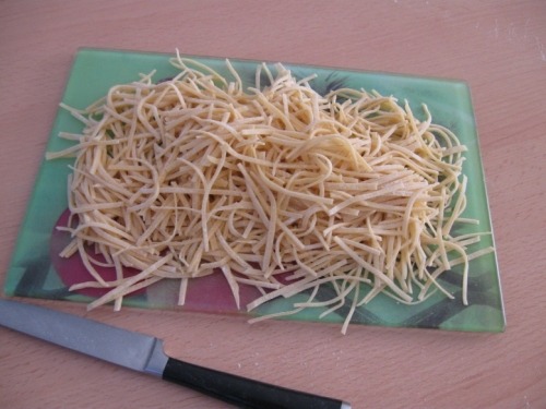 Homemade noodles