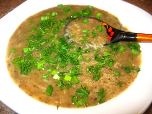 Грибний суп-пюре