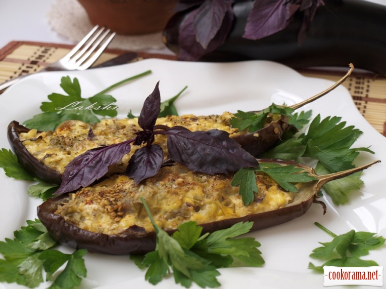 Baked eggplants