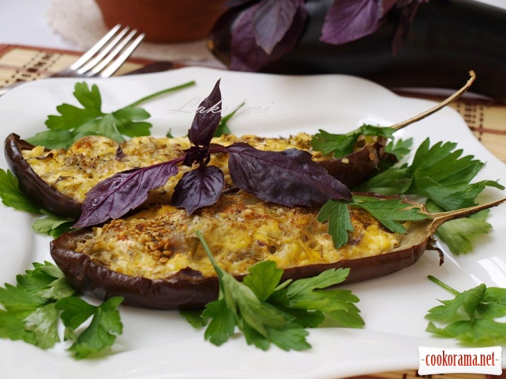 Baked eggplants «kucherikas»