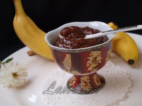 Бананово-шоколадный крем