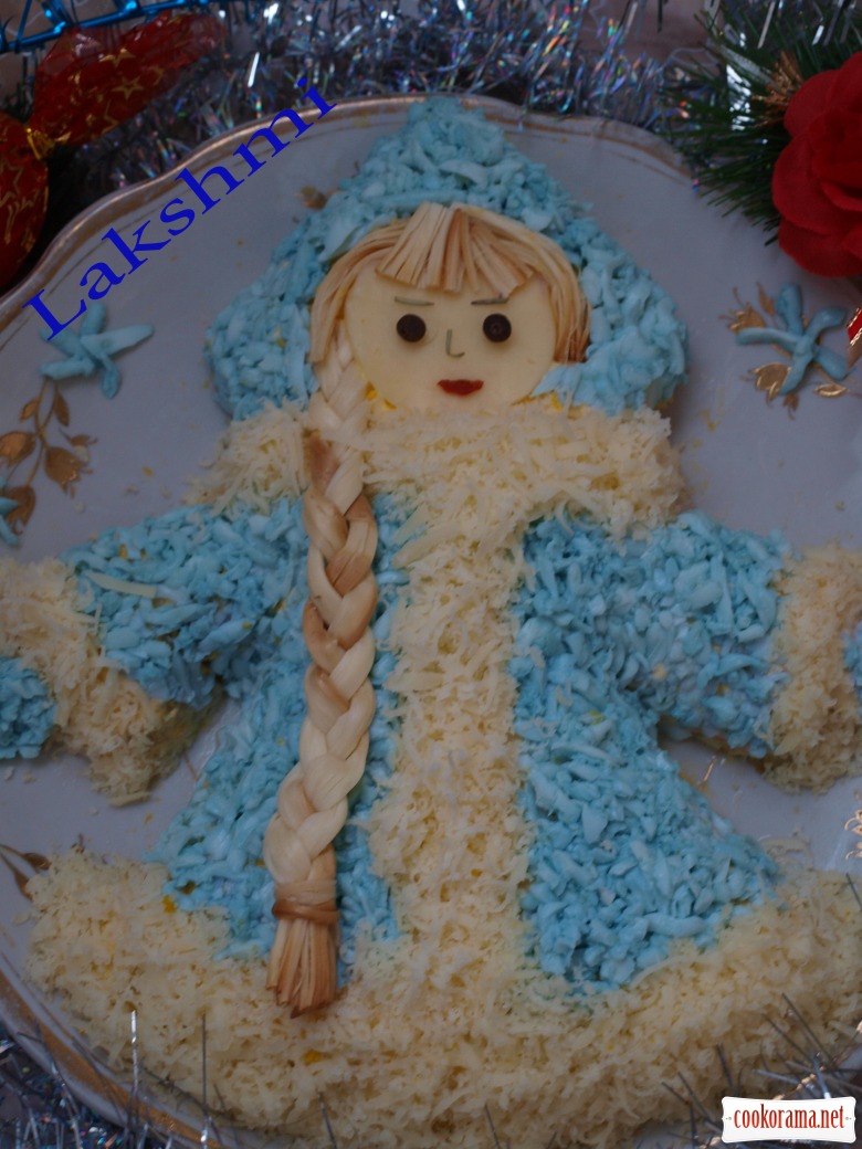 Салат "Сказочная Снегурочка"