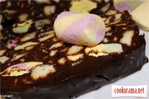 Шоколадный «террин» или быстрый десерт без выпечки