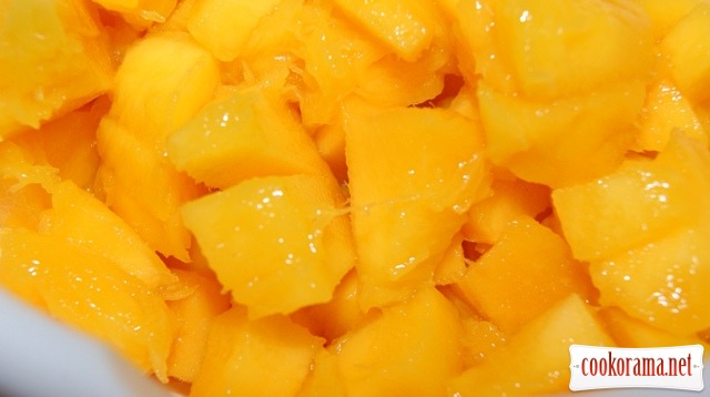 Манго-абрикосовый конфитюр для выпечки.