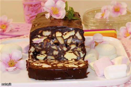 Шоколадний "террін" або швидкий десерт без випічки