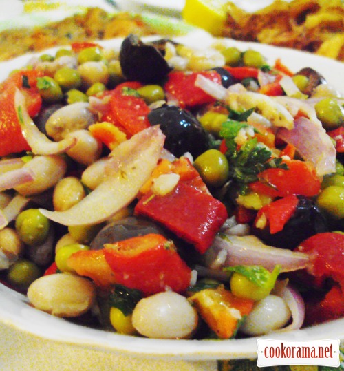 Salad «Bukovina» with Mediterranean hint