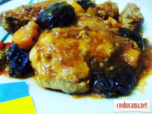 Pork with prunes