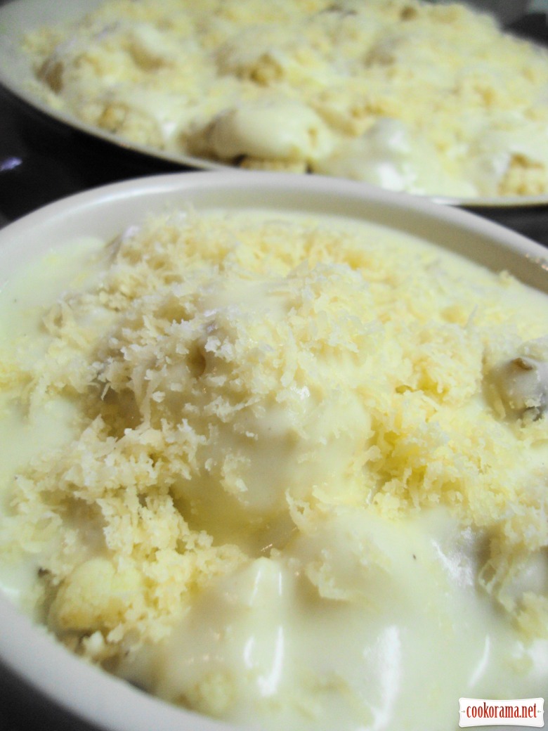 Gratin with сauliflower.