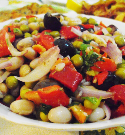 Salad "Bukovina" with Mediterranean hint