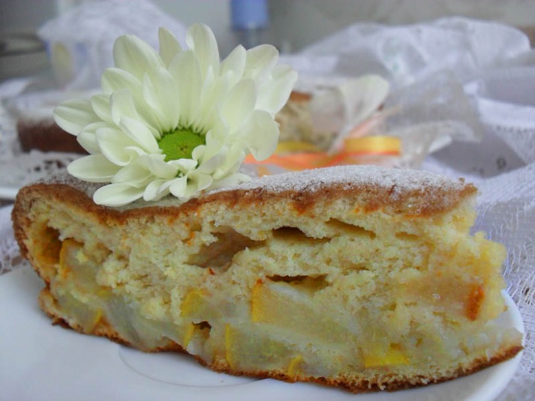 Torta integrale di pere (Грушевый пирог с цельнозерновой мукой) от Эллы Мартино