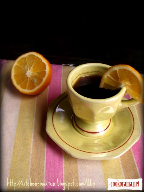 Кава з лимоном