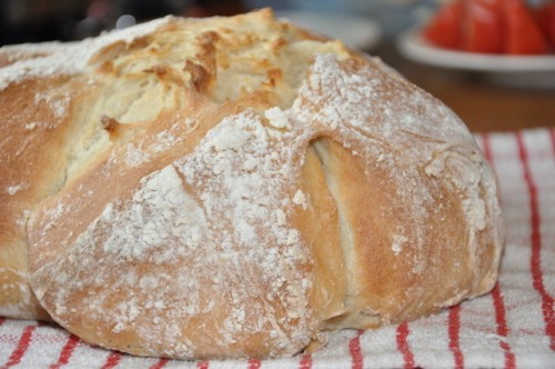 Хлеб на кефире с медом и оливковым маслом