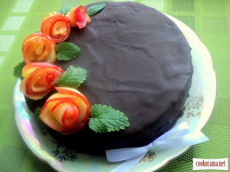 Постный шоколадный торт «Именинный»