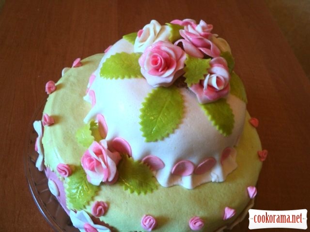 Торт «Цветы» для Риты