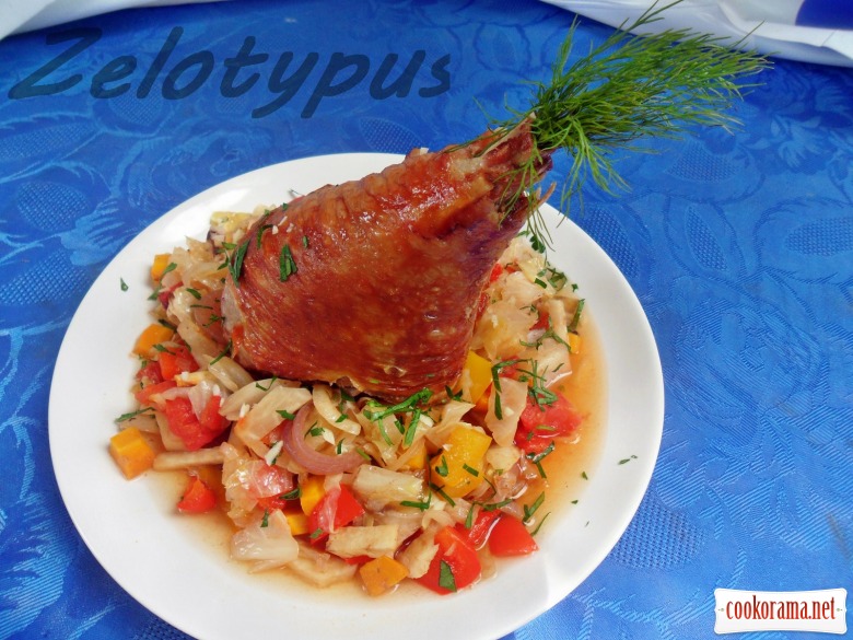 Подварак (Балканська страва з індички з овочами)