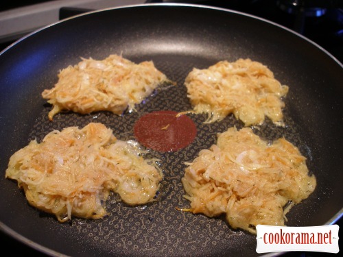 Potato pancakes with lard
