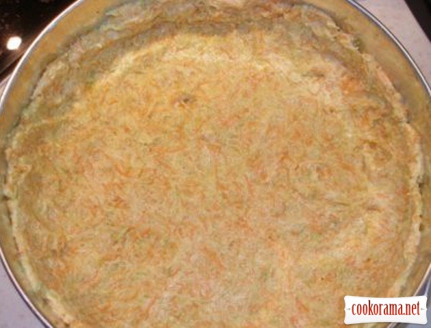 Vegetable kish (without dough)