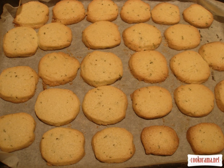 Butter-rosemary cookies