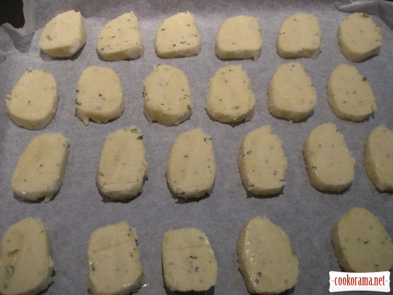 Butter-rosemary cookies