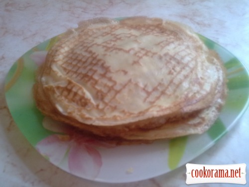 Pancakes with cornstarch