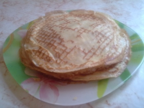 Pancakes with cornstarch