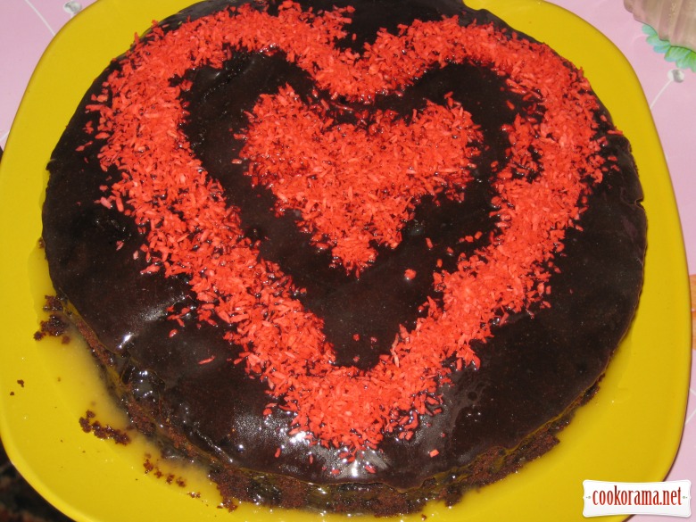 Вишневый пирог «С любовью в сердце»