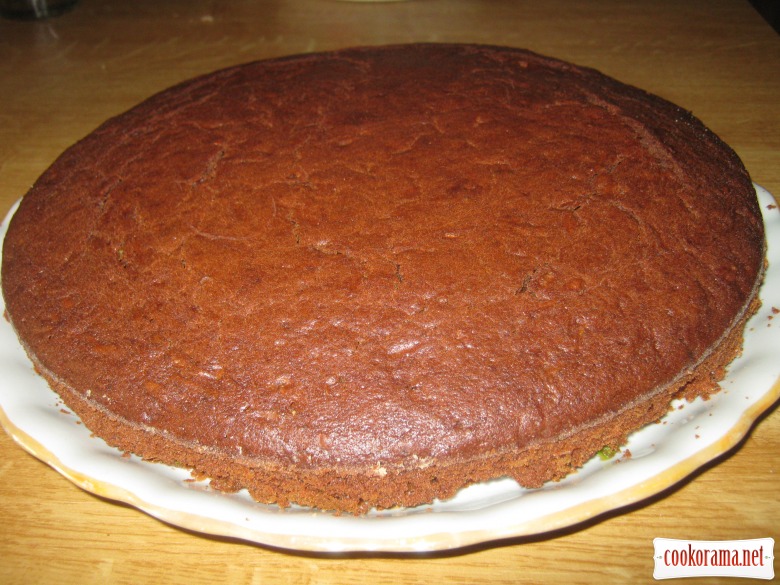 Courgette-chocolate cake