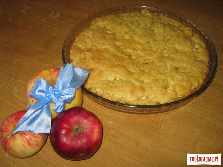 Pie with apples