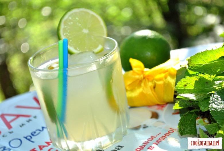 Lemonade with hints of basil