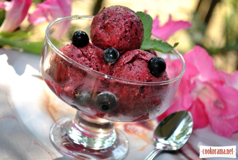 Currant ice cream