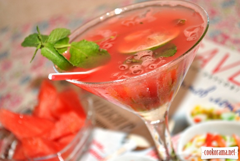 Watermelon Lemonade a la «Mojito»
