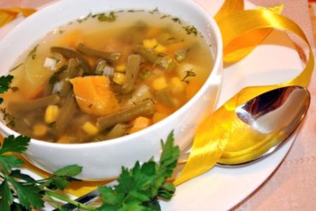 Овощной суп с тыквой и сельдереем