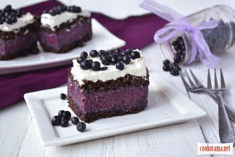 Cake «Blueberry temptation»