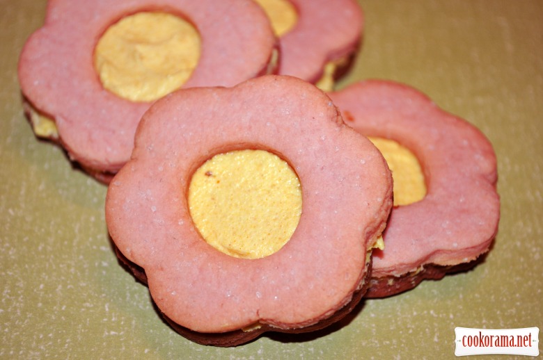 Печиво «Рожеві квіточки»