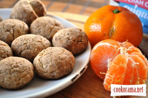 Tangerine cookies